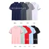 Suave y fácil de secar Jinammonia alta elasticidad seda de hielo gris hierro oscuro grupo fábrica negocio manga corta dos colores solapa lateral camisa POLO