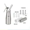 Venta al por mayor de fábrica Nueva pistola de crema de aluminio completo Tanque de vacío Pistola portátil para decorar pasteles con espuma de leche fresca