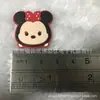 Hoja de dibujos animados linda 2.5CM-3CM sobre accesorios para teléfonos móviles DIY accesorios de goma blanda parche de accesorios