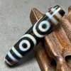 Colar Pingente Colar de Contas Multifacetadas de Calcedônia Natural de Xizang Pingente de Pulseira de Cinábrio de Xizang de Mina Antiga para Homens e Mulheres