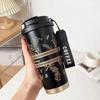 Taza de Café Inteligente con Pantalla de Temperatura Simple 316 Transfronteriza Taza de Agua Yongkang de Acero Inoxidable para Uso Doméstico con Aislamiento al Vacío de Alto Valor de Color