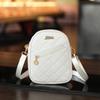 Bolsa pequena simples bordada 2024bags bolsa feminina por atacado transfronteiriça bolsa de ombro moda bolsa de ombro bolsa de mensageiro de textura de nicho ins