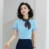 Camisa Profesional para Mujer Nueva Moda de Verano Elegante Slim Camisa de Estudiante Blanca Ropa de Trabajo Ol para Mujer Venta al por Mayor