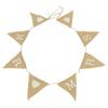 Bandera popular de lino DIY Navidad boda fiesta decoración bandera SrSrSra amor banderín