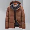 Chaqueta gruesa y cálida acolchada de algodón para hombres de mediana edad y mayores, abrigo de invierno para papás, adecuado para edades de 50 a 60