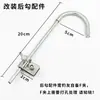 Novo Suporte de Vara de Pesca para Guarda-corpo de Bateria de Ponte Universal Vara Longa Vara Grande Suporte de Pesca Guarda-corpo Redondo Vara Multifuncional
