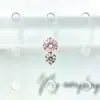 Aretes Serie Oro Rosa F136 Aleación de Titanio 2 Piezas G23 Titanio Rosca Interna Zirconia Studs Labret Aretes Joyería para Piercing