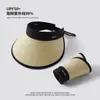 Sombrero Visera de Paja de Verano para Mujer con Protección UV Plegable Sombrero de Sol Sombrero de Paja Vinilo Protección UV Sombrero de Protección Solar