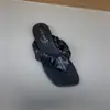 Sandalias de Espiga con Suela Gruesa para Mujer para Usar Afuera con Faldas, Chanclas de Verano 2026 con Diseño Plegado, Sandalias de Playa Cómodas
