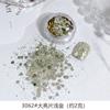 12-Color Grandes Lantejoulas Pavão Azul e Verde Lantejoulas Tamanho Misto Flash Sereia Sequinas Hexagonais Lantejoulas Branco Prata