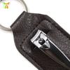 Estuche de Cuero para Guardar Cortauñas Individual Herramientas de Belleza para Uñas Estuche de Cuero Almacenamiento de Herramientas de Manicura Llavero