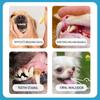 Toallitas de Limpieza para Mascotas para Gatos y Perros, Toallitas de Limpieza en Seco, Toallitas Desechables, Guantes sin Enjuague, Limpieza Dental, Empaque en Inglés