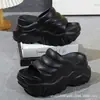 Zapatos de Moda para Mujer con Tacón Alto y Suela Gruesa 2025 Verano Nuevos para Exteriores Suela de Plataforma Antideslizante Aumentada Chanclas Sandalias de Cuña