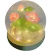Luz de Noche de Loto Paquete de Materiales Hechos a Mano DIY Luz de Noche de Loto Tulipán Adorno de Escritorio Hecho a Mano DIY Luz de Noche de Loto