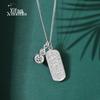 Colar de prata de lei s925 marca Tide feminino pequeno pingente de cabaça Paz Alegria Estilo Nacional moda para usar no pescoço joias de prata atacado
