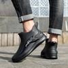 Botas de Lluvia para Hombre, Zapatos Ligeros Impermeables, Botas de Agua Cortas de Suela Plana, Zapatos de Trabajo de Goma Antideslizantes para Cocina Resistentes al Desgaste, Botas de Lluvia para Hombre, Duraderas