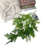 Plantas Verdes Artificiales, Hojas de Abeto, Flores Falsas, Arreglos Florales Verdes Estilo Bosque, Decoraciones para Pasillo de Boda, Decoraciones para Montaje de Boda