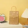 Bolsa de regalo creativa simple al por mayor punto dorado lunares bolsa de embalaje nueva fiesta cumpleaños compras portátil piel de vaca