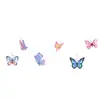 Nuevo Color Temática de Mariposas Decoración para Fiesta de Cumpleaños Suministros para Arreglo Banderín Mantel Vajilla Vaso de Papel Plato de Papel Set