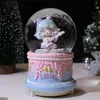 Caixa de Música Menina Moderna Bola de Cristal Venda Direta da Fábrica Dia dos Namorados Dia das Crianças Presente de Aniversário Decoração de Sala de Estar Quarto