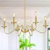 Candelabro de cristal estilo europeo, lámpara elegante para sala de estar de villa, lámpara lujosa para comedor, lámpara para salón de hotel de edificio dúplex, salón de bodas