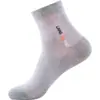 Meias de Verão Langsha Algodão Puro Masculinas Malha Média Cano Médio Meias Finas de Algodão Absorventes de Suor Meias Masculinas Malha Respirável Meias Sociais