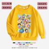 Sudadera con cuello redondo Kpop Witch Hunter Gathering, elegante, para niños, primavera y otoño, corte holgado para niños mayores, atuendo de primavera para niñas, talla 6