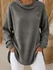 Sudadera con textura de color liso, cuello redondo, manga larga, abotonada, para la estación independiente de Amazon 2026, desarrollada por Anno
