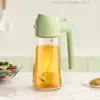Garrafa Spray de Óleo Doméstica com Abertura e Fechamento Automáticos, Design Espessado para Borrifar e Despejar Óleo de Cozinha, Sem Gotejamento e à Prova de Vazamentos para Uso na Cozinha