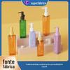 Frasco de bomba de óleo de limpeza para produtos de cuidados com a pele de animais de estimação, refil de 100ml, 120ml e 150ml, frasco de plástico com essência