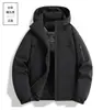 Chaqueta de Algodón con Grafeno Estilo Pareja con Forro Engrosado, Ropa de Montañismo para Exteriores Resistente al Viento e Impermeable de Invierno, Chaqueta Térmica de Algodón con Grafeno