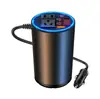 Inversor para Coche, Convertidor de Potencia para Coche, 12V a 110V, 12V a 220V, Cargador Rápido para Coche