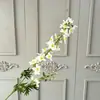 Larkspur de 2 Puntas Flores Artificiales para Boda Decoración de Banquete de Boda y Compromiso Arreglo Floral Arreglo de Flores Jacinto Flores Falsas Flores Artificiales