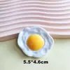 Brinquedo de Comida Artificial Grande Loja de Conveniência Ovo Pochê Série de Ovos Acessórios de Resina Capa de Celular DIY Adesivo de Geladeira