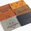 Etiquetas Personalizadas de Cuero PU, Marcas de Ropa, Etiquetas de Cuero para Jeans, Grabado de Logos, Etiquetas de Cuero y Cuero Sintético para Bolsos y Accesorios