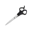 Suministro de fábrica tijeras de entresacar 5.5 pulgadas tijeras dentadas 6 pulgadas tijeras de peluquería de filo liso tijeras de mango de plástico venta al por mayor