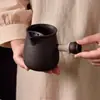 Fogareiro para ferver chá, bule, utensílios para ferver chá, pote de cerâmica, panela para ferver chá, bule de cerâmica para chá torrado doméstico, panela para ferver chá com leite, conjunto de fogareiro para fogueira