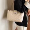 Bolso Acolchado de Cadena de Alta Gama para Mujer 2025 Nueva Moda Versátil Bolso Tote Retro Bolso de Hombro con Cadena de Moda