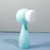 Nuevo Cepillo Facial Lavado Facial de Gato Lindo Cerdas Suaves Cepillo Limpiador Cepillo Lavado Facial Limpieza Profunda Cepillo Lavado Facial Silicona Cerdas Suaves Manual