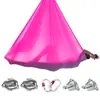 Hamaca de Yoga Aéreo 7m Set Uso en Casa Placa Fija Accesorios Cuerda de Suspensión Elástica Tela para Colgar Estudio de Yoga