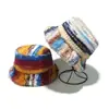 Sombrero de Pescador Dopamina Colorido Rayado Tie-Dye Degradado Cálido de Invierno para Mujer 2026 Otoño/Invierno