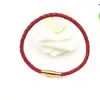Familia Zhou con pulsera de cuerda de cuero hebilla magnética cuerda de mano joyería para usar DIY hombres y mujeres primera joyería al por mayor
