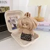 Conjunto de ropa para muñeca Labubu vintage de barbería, compatible con muñecas Labubu de 1ª, 2ª y 3ª generación, capa y chal de animal