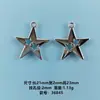 Venta Caliente Transfronteriza Serie de Estrellas de Cinco Puntas de Aleación para Manualidades Estilo Ins Accesorios de Joyería para Pulsera Collar