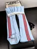 Calça Casual Masculina de Lã Waffle Color Block Listrado Outono Cleanfit Perna Reta Solta Calça Esportiva com Caimento