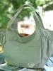 Bolso de Lona Grande de Nylon de Estilo Simple Nuevo 2026 para Mujer, Bolso de Mano Casual Ligero, Versátil para el Viaje Diario