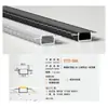 Canal de Luz Lineal LED Carcasa Luz Lineal para Gabinete Empotrado Canal de Luz Lineal Tira de Luz Decorativa de Aleación de Aluminio Fabricante de Canal de Aluminio