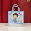 Sacola de Presente Lua Cheia para Bebês e Crianças Jardim de Infância Um Ano de Idade Presente de Luxo Embalagem para Doces de Casamento Bolsa Transparente de PVC