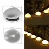 Luces Solares para Jardín Imitación de Guijarro Luces Solares para Césped de Jardín al Aire Libre Luces Solares para Caminos Imitación de Piedra Luces Solares para Paisajismo