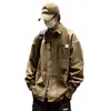 Chaqueta para Hombre Primavera y Otoño Nueva Llegada Holgada Casual Camisa Moda de Marca Estilo Japonés Ropa de Trabajo Camisa de Manga Larga